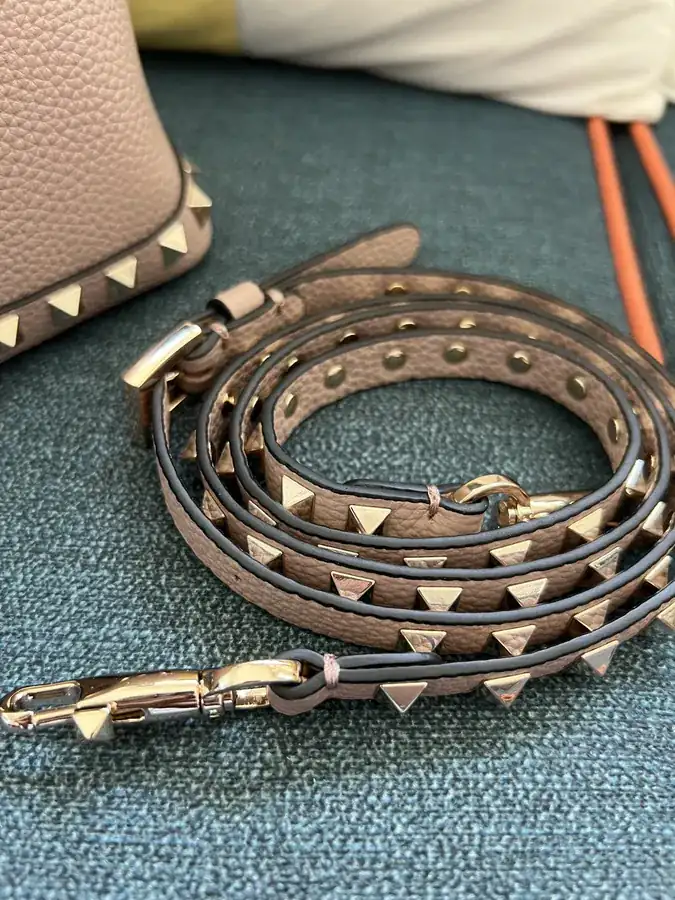 GARAVANI Rockstud Grained Calfskin Handbag