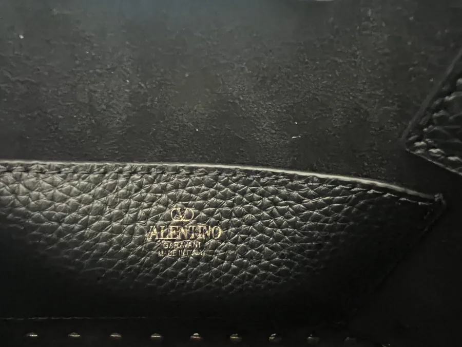 GARAVANI Rockstud Grained Calfskin Handbag