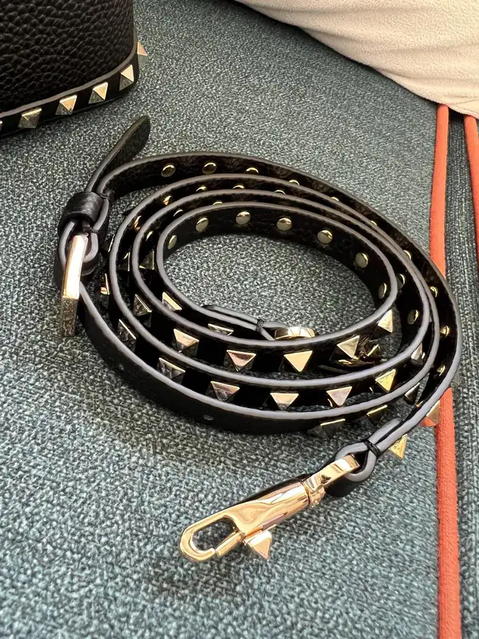 GARAVANI Rockstud Grained Calfskin Handbag