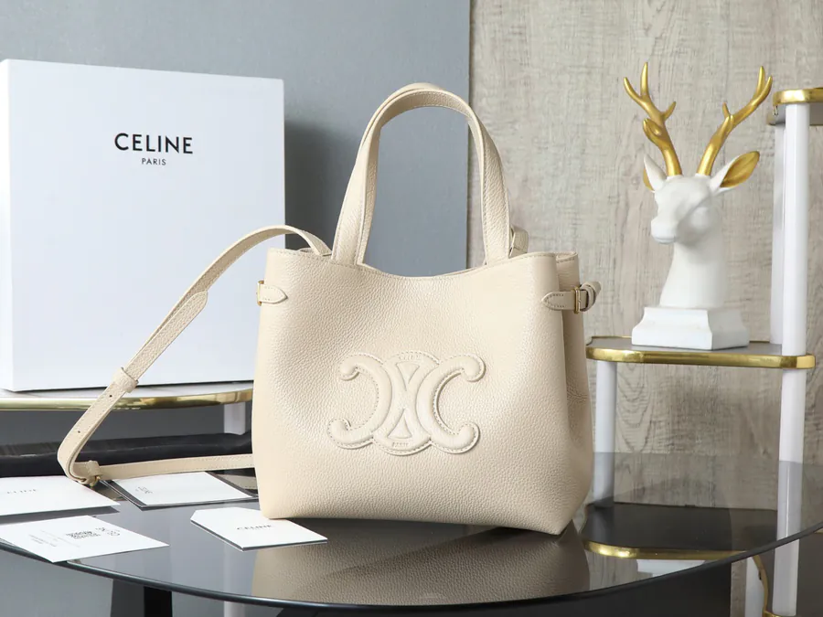 CE New Arrival Cabas Anais Semi Handmade Leather Tote Bag