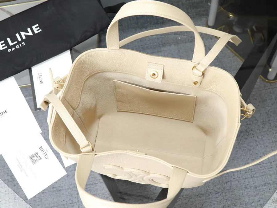 CE New Arrival Cabas Anais Semi Handmade Leather Tote Bag