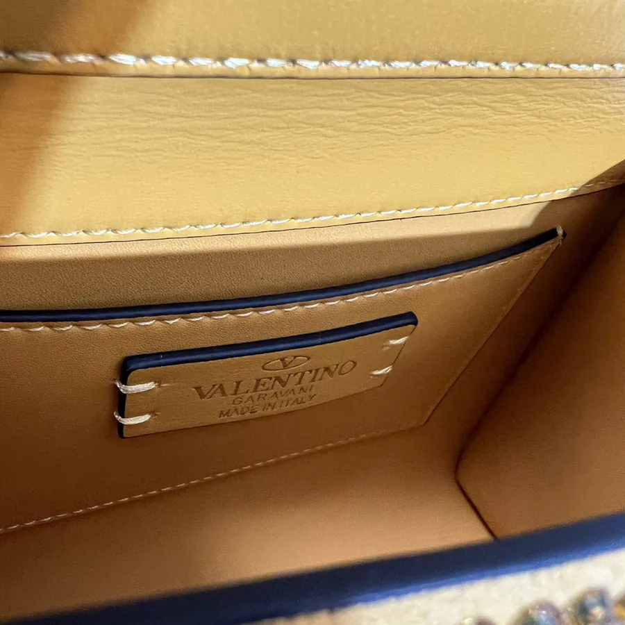 VSLING Mini Alligator Print Calfskin Tote Bag with Adjustable Strap