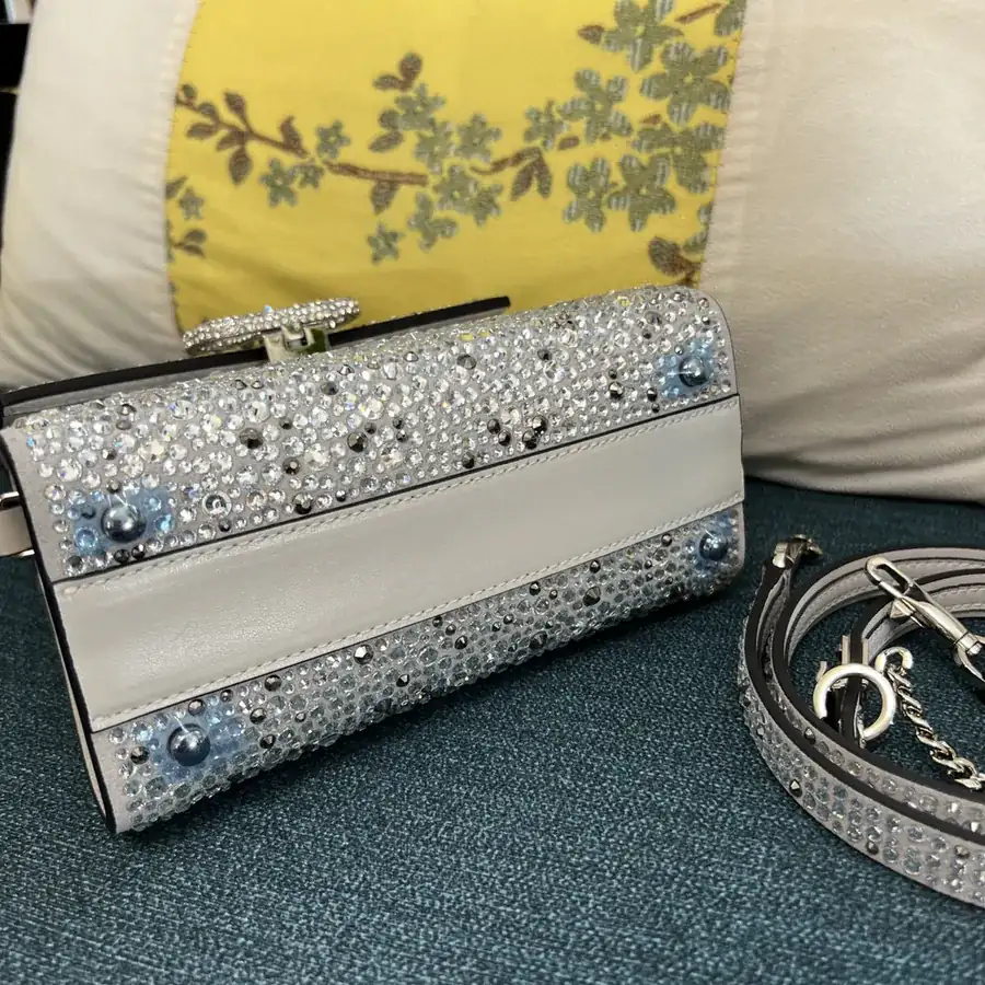 VSLING Mini Calfskin Handbag with Adjustable Strap