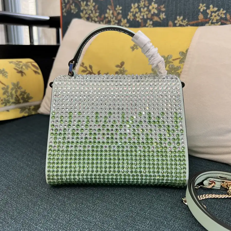 VSLING Mini Alligator Skin Crossbody Bag with Adjustable Strap