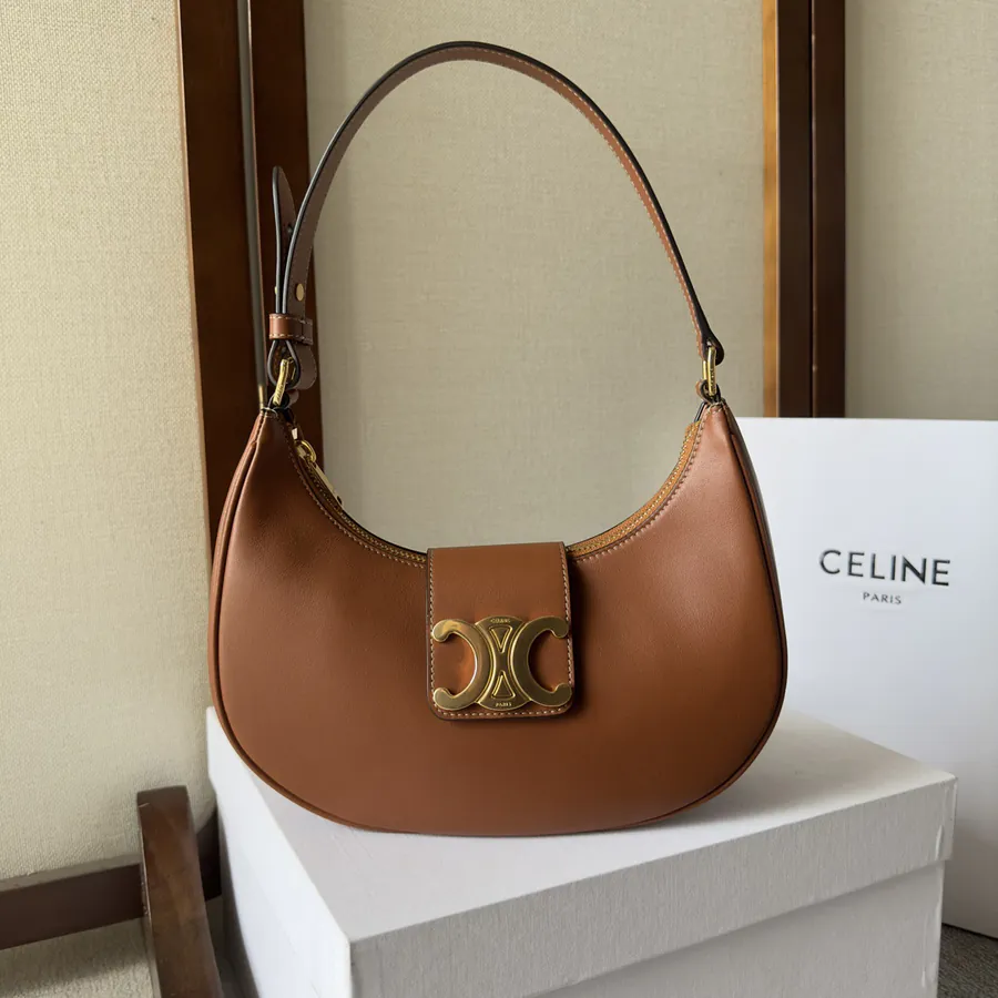 Ava腋下包 Vintage Logo Brown