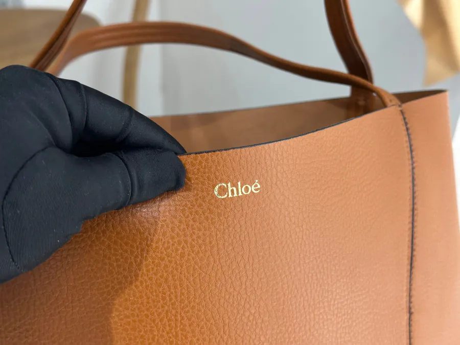 Chloe Spin Bag Large Brown