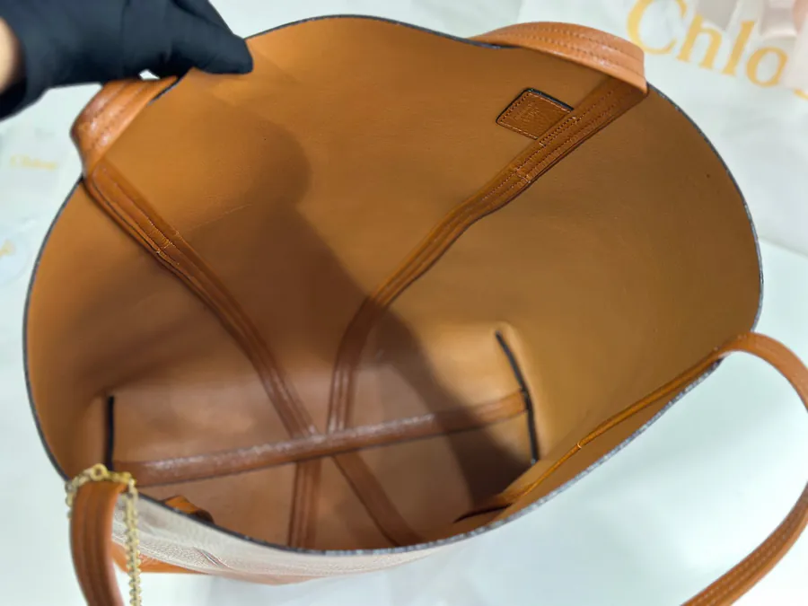 Chloe Spin Bag Large Brown
