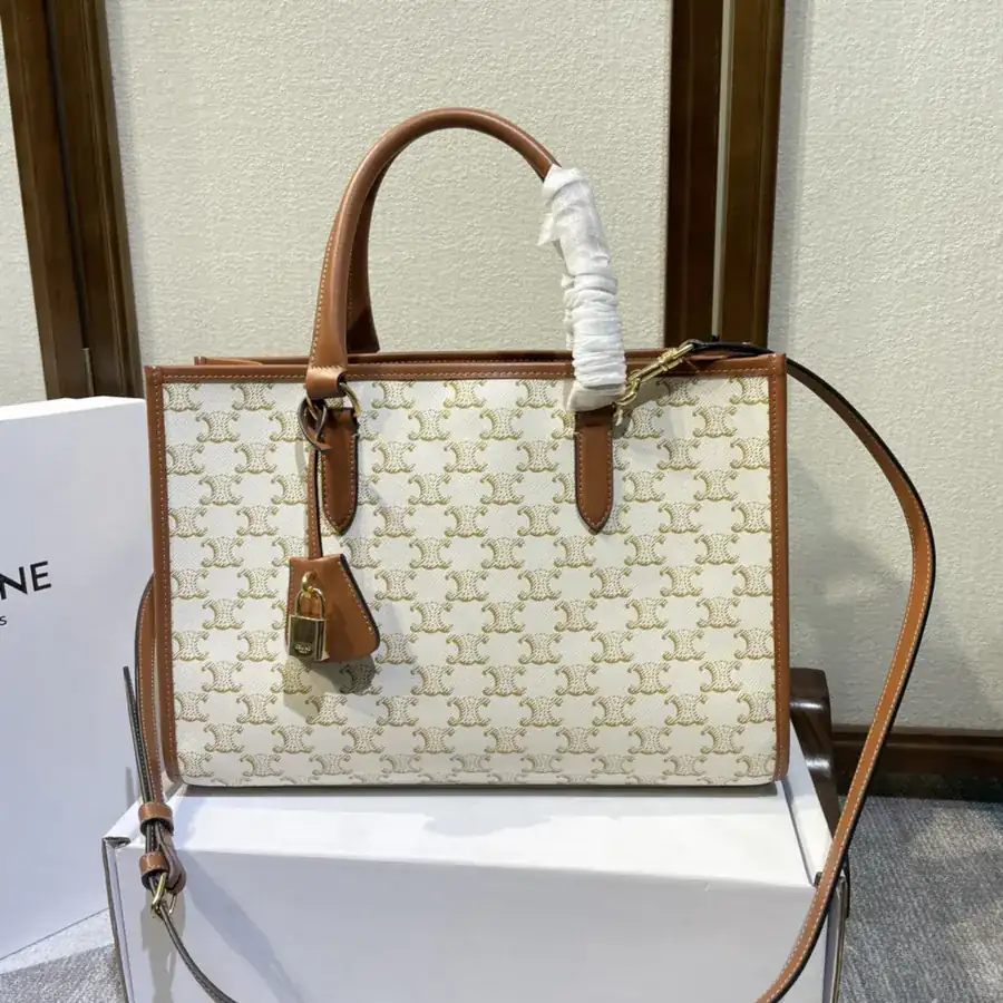 CE New Mini Tote, Classic Canvas Tote Bag for Daily Use