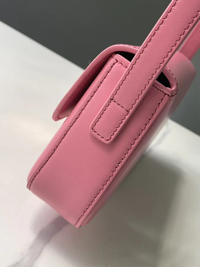 Triomphe Glossy Leather Shoulder Bag