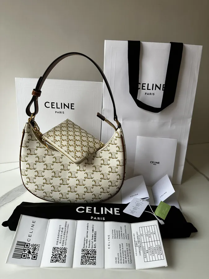 Celin Ava Triomphe Canvas Tote Bag