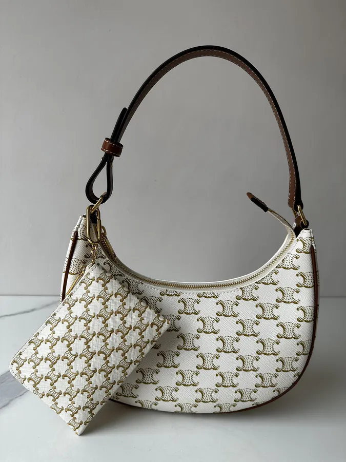 Celin Ava Triomphe Canvas Tote Bag
