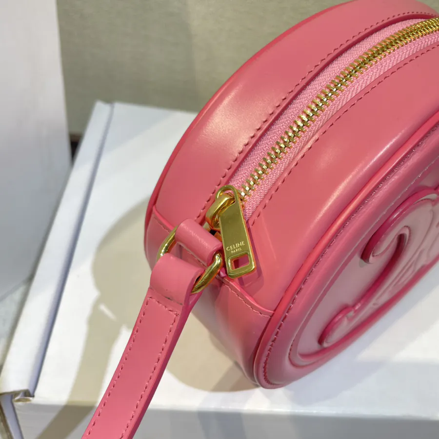 Celin Small Round Bag 198603# Compact Phone Case