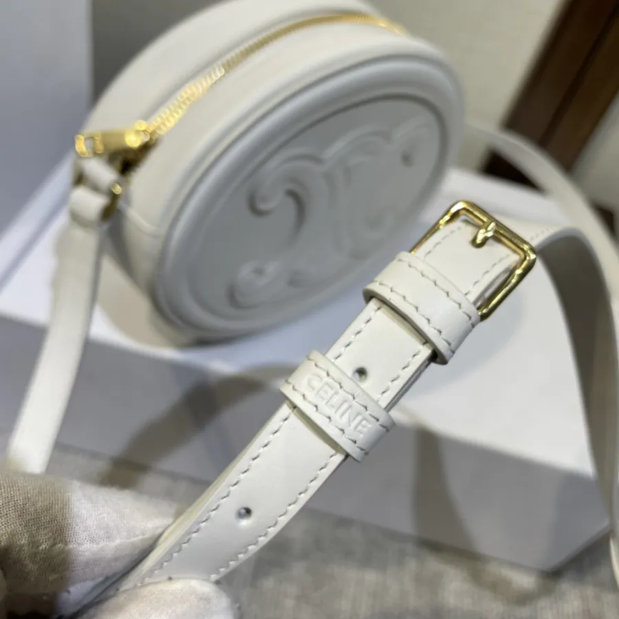Celin Small Round Tote Compact Phone Bag with Elegance and Style