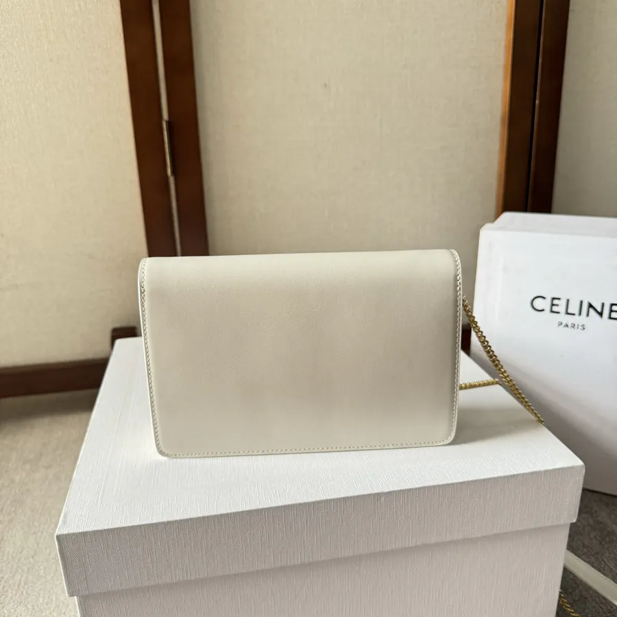 CELIN* CUIR TRIOMPHE Logo Print Wallet