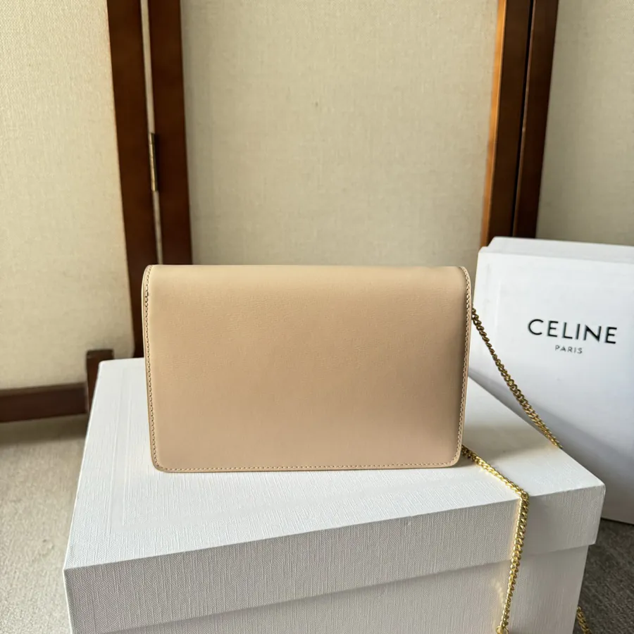 CELIN* CUIR TRIOMPHE Logo Print Wallet