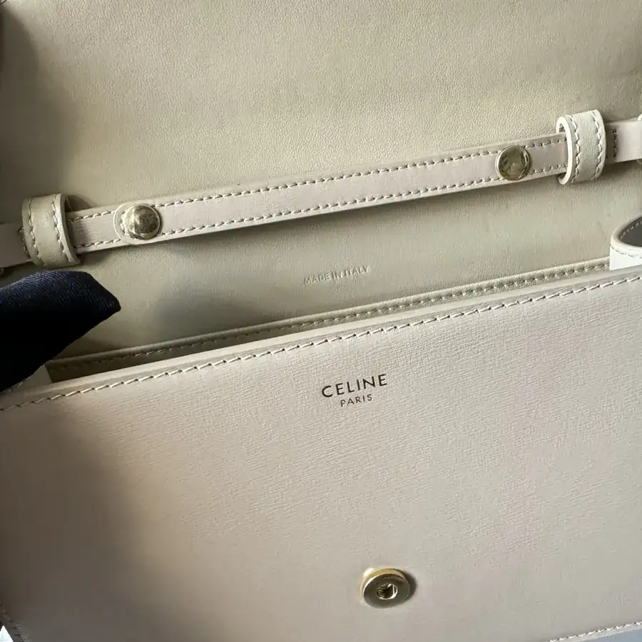 CELIN* CUIR TRIOMPHE Logo Print Wallet