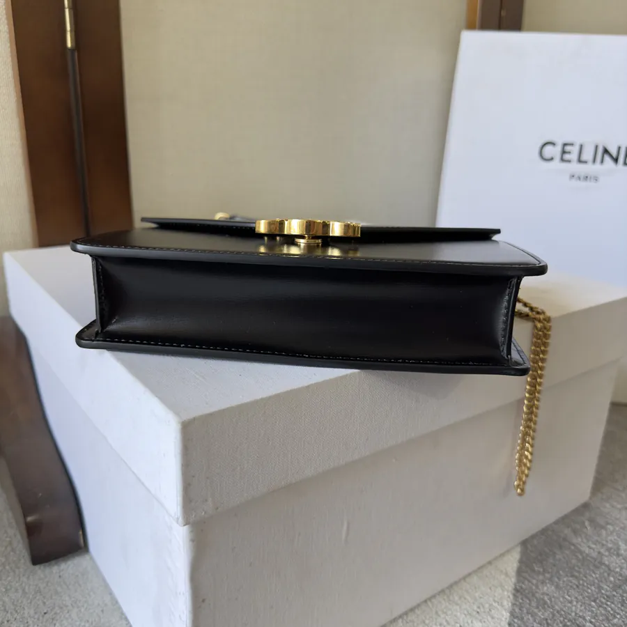 CELIN* CUIR TRIOMPHE Embossed Leather Wallet
