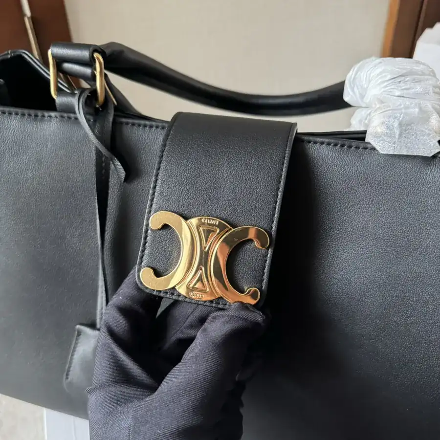AOLINE Medium Soft Calfskin Handbag