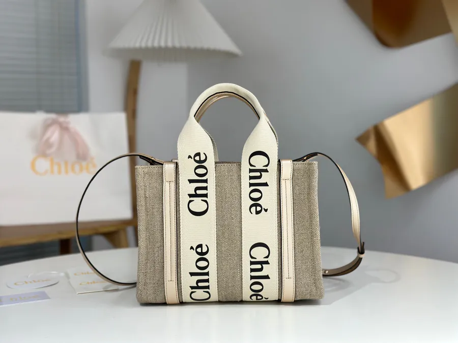 Chloé New Mini Bucket Bag with Gold Foil Accents