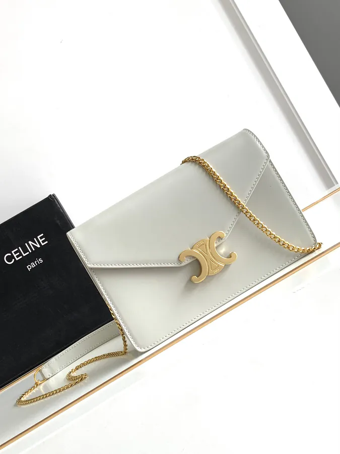 CELIN* TRIOMPHE Leather Wallet