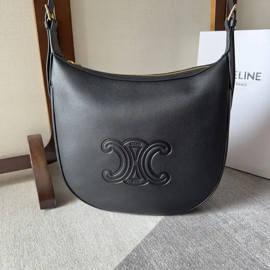 CELINE HELOISE Leather Crossbody Bag