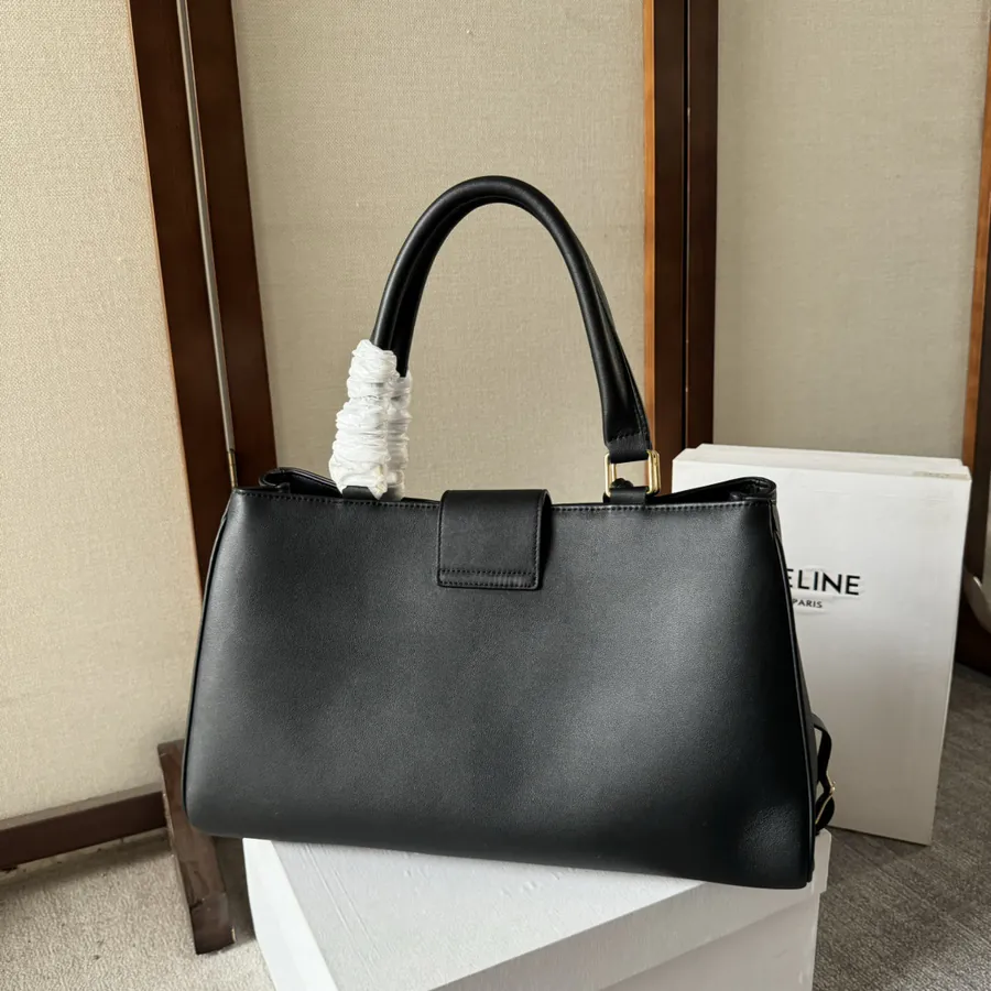 AOLINE Medium Leather Handbag