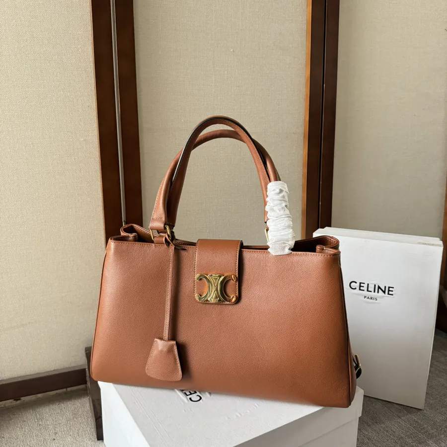 AOLINE Medium Soft Calfskin Handbag