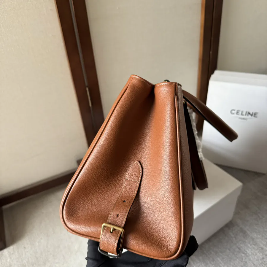 AOLINE Medium Soft Calfskin Handbag