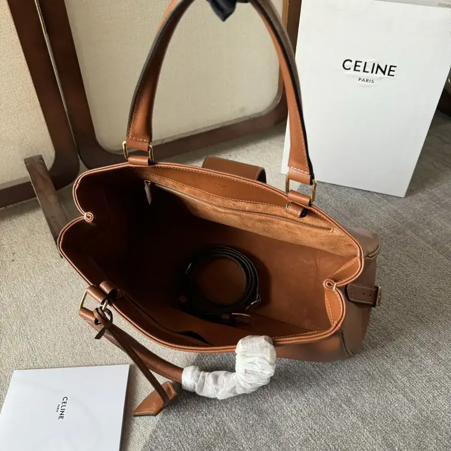 AOLINE Medium Soft Calfskin Handbag