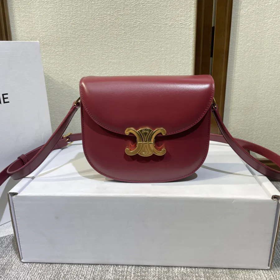 TEEN BESACE TRIOMPHE 2022 New Large Leather Crossbody Bag
