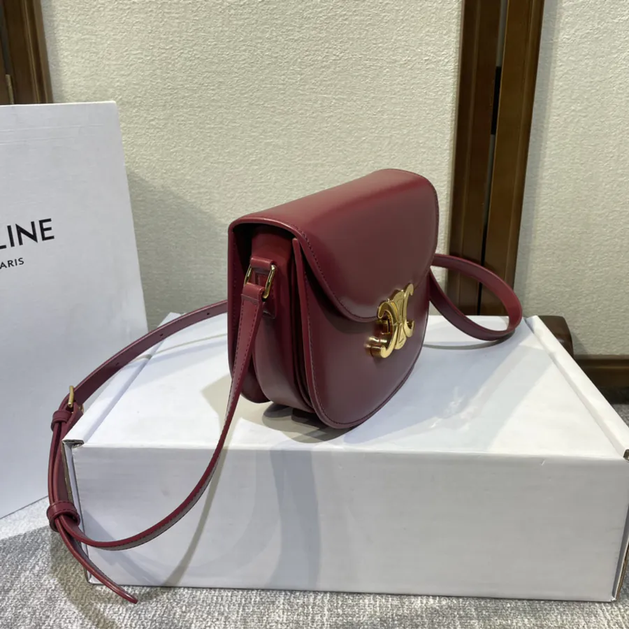 TEEN BESACE TRIOMPHE 2022 New Large Leather Crossbody Bag