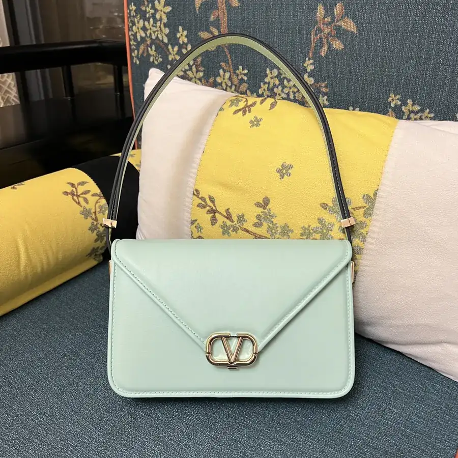 GARAVANI LETTER Large Calfskin Handbag with Adjustable Strap