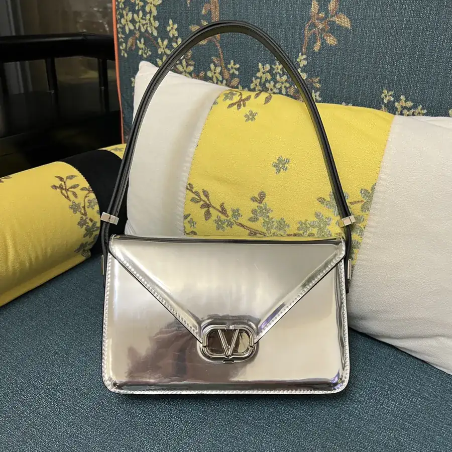 GARAVANI LETTER Large Calfskin Handbag with Adjustable Strap