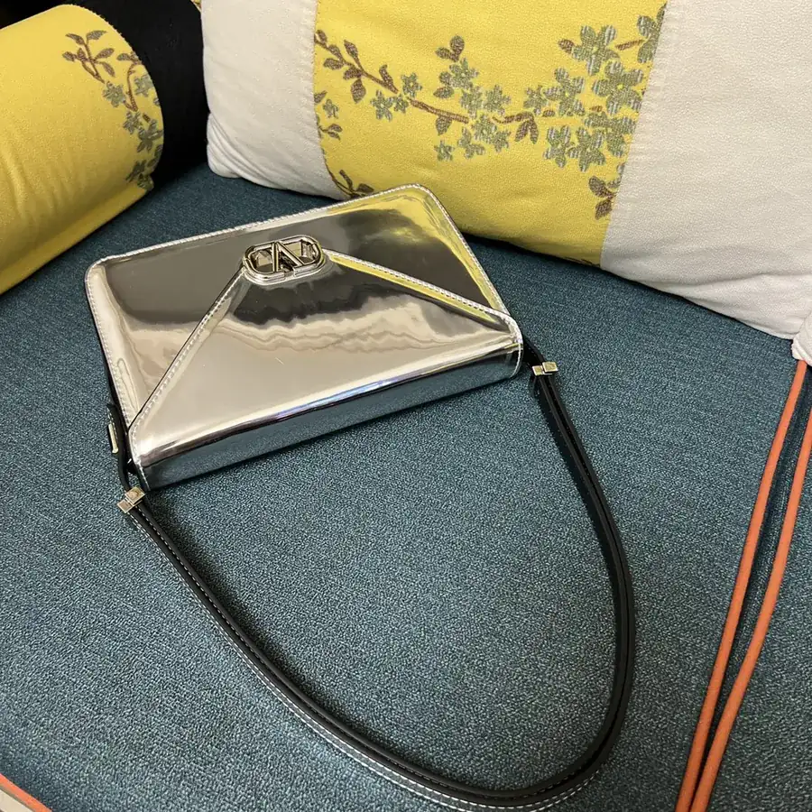 GARAVANI LETTER Large Calfskin Handbag with Adjustable Strap