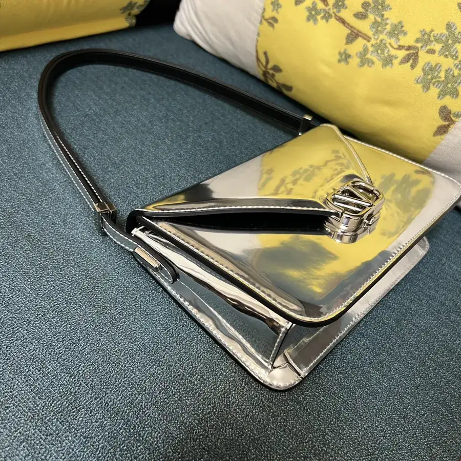 GARAVANI LETTER Large Calfskin Handbag with Adjustable Strap