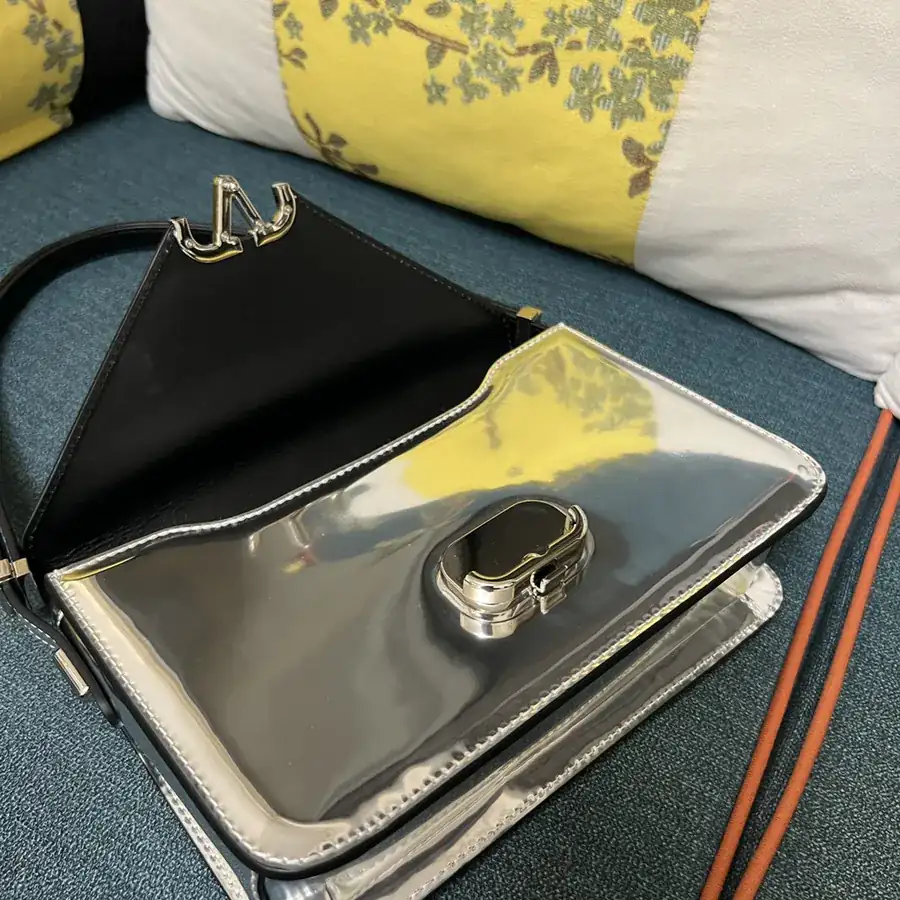 GARAVANI LETTER Large Calfskin Handbag with Adjustable Strap