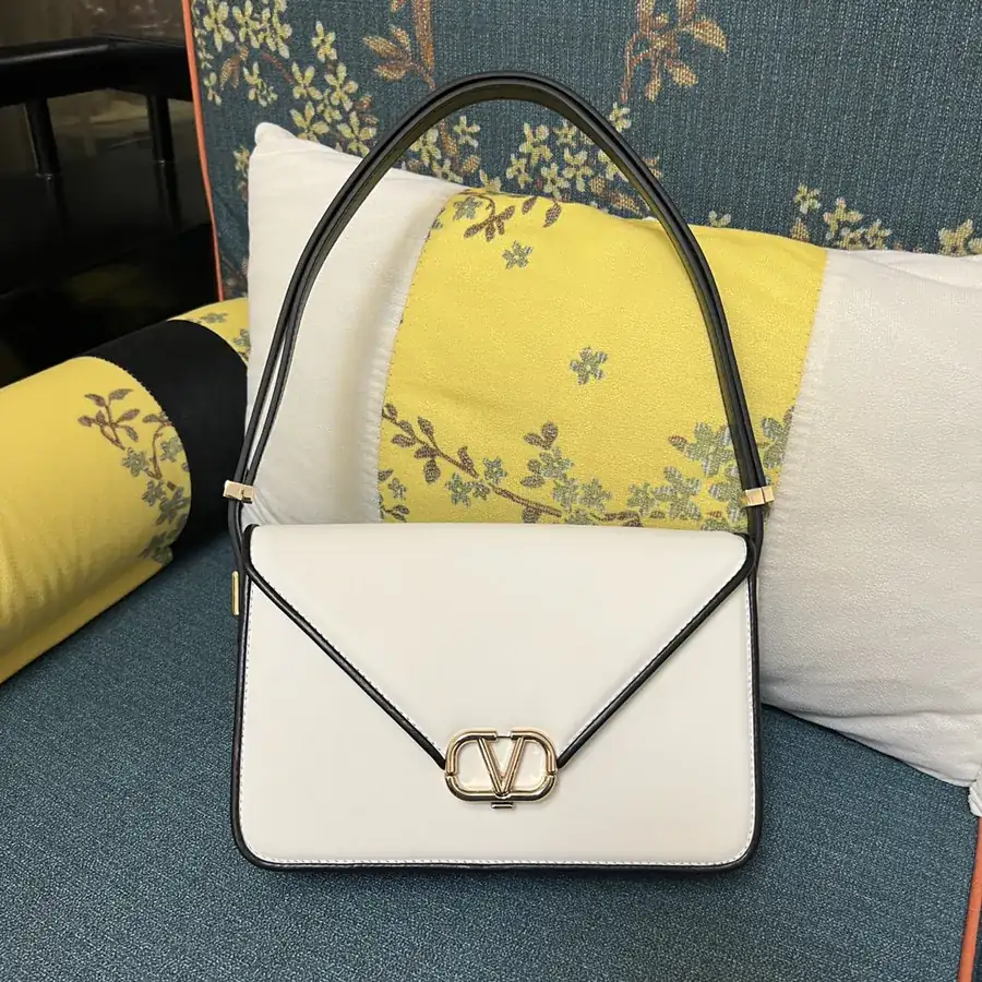 GARAVANI LETTER Large Calfskin Handbag with Adjustable Strap