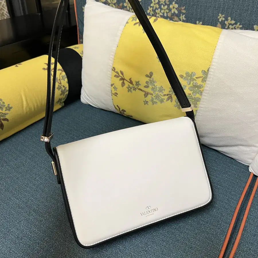 GARAVANI LETTER Large Calfskin Handbag with Adjustable Strap