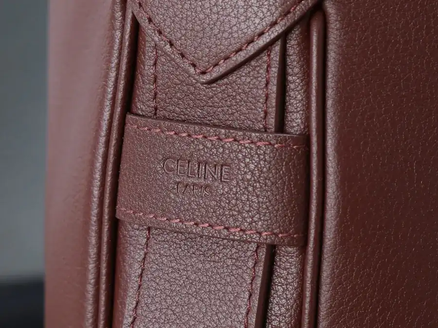 CE New Romy Men's Large Bag with Signature Print and Leather Trim