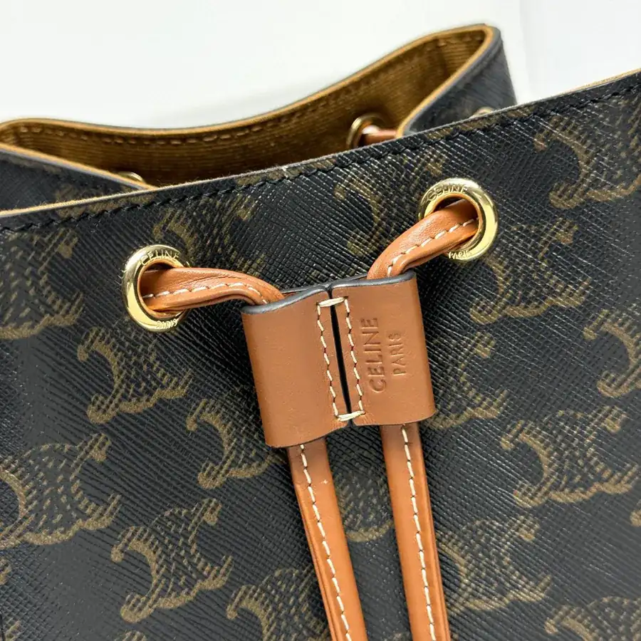 CE New Burnt Bag Mini Size, Classic Monogram, Leather Trim