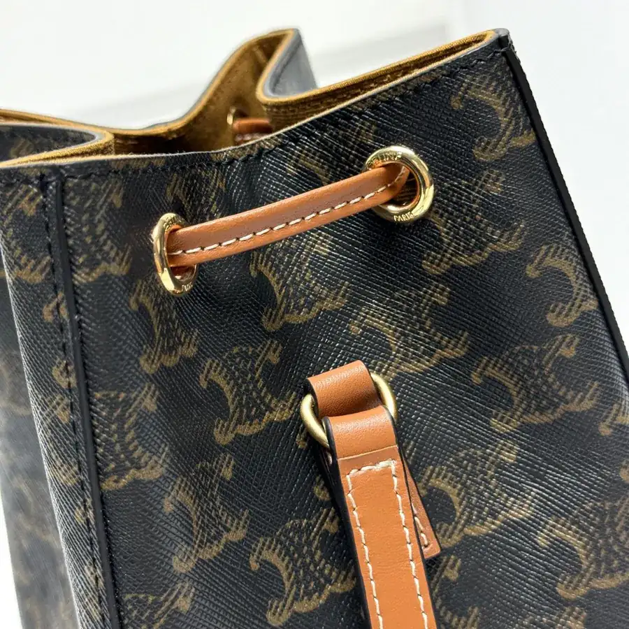 CE New Burnt Bag Mini Size, Classic Monogram, Leather Trim