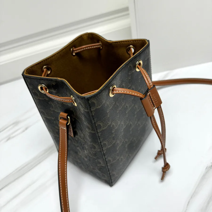 CE New Burnt Bag Mini Size, Classic Monogram, Leather Trim