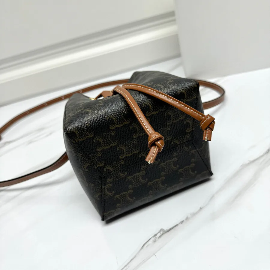 CE New Burnt Bag Mini Size, Classic Monogram, Leather Trim