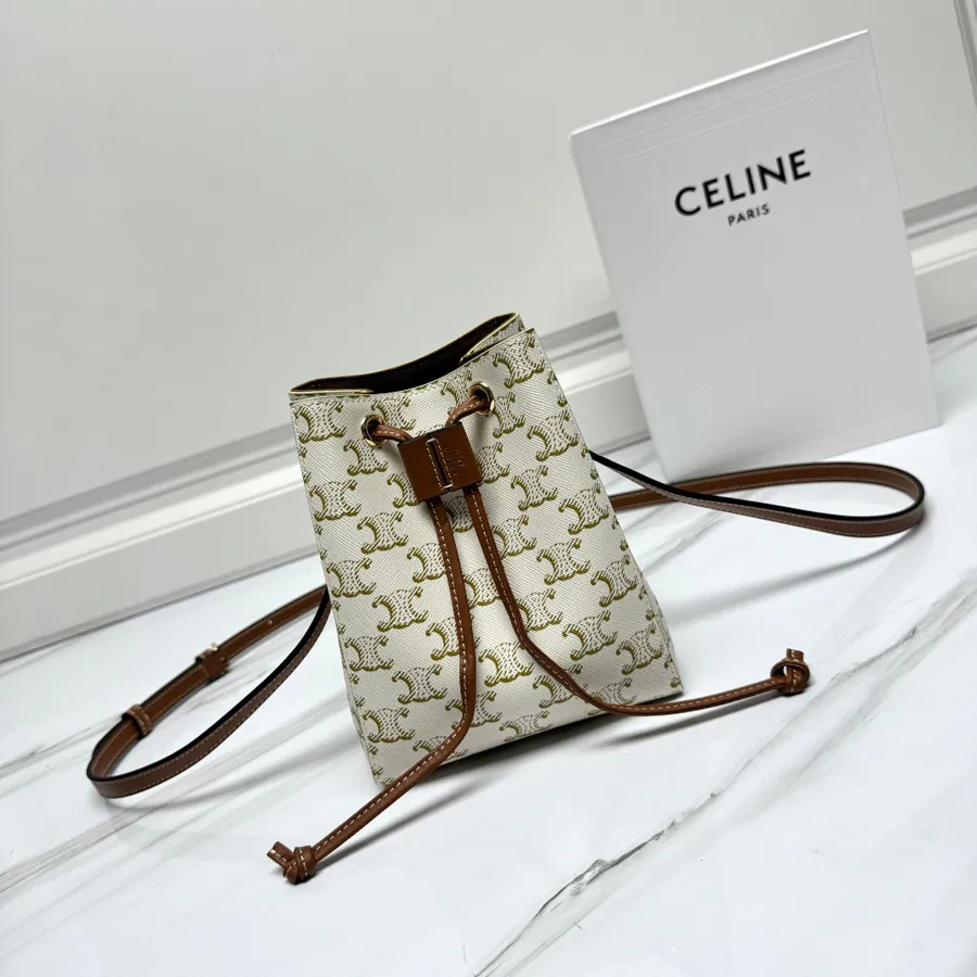 CE New Burnt Bag Mini Size, Classic Monogram, Leather Trim