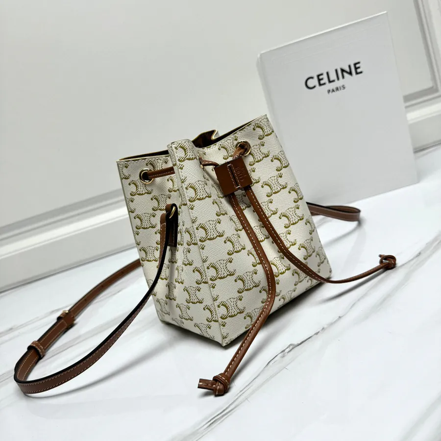 CE New Burnt Bag Mini Size, Classic Monogram, Leather Trim