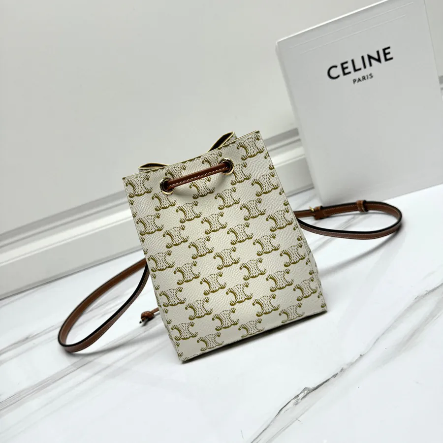 CE New Burnt Bag Mini Size, Classic Monogram, Leather Trim
