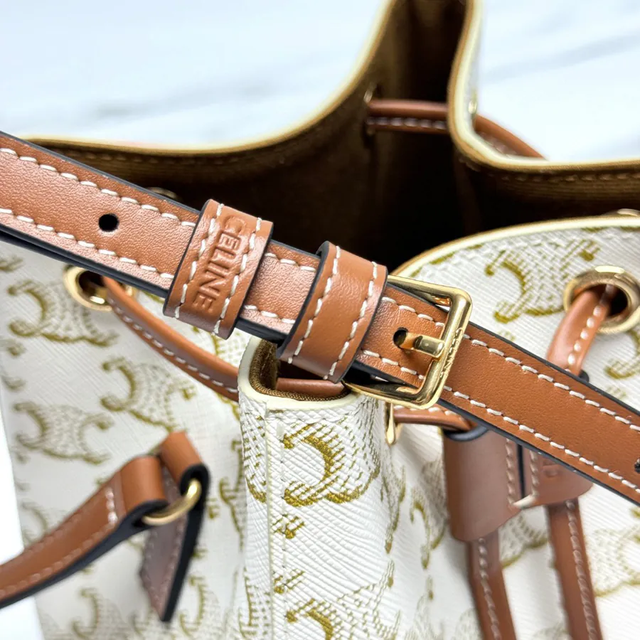 CE New Burnt Bag Mini Size, Classic Monogram, Leather Trim