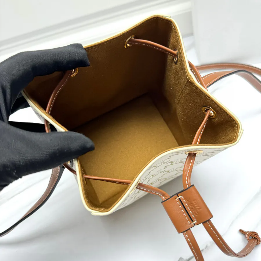 CE New Burnt Bag Mini Size, Classic Monogram, Leather Trim