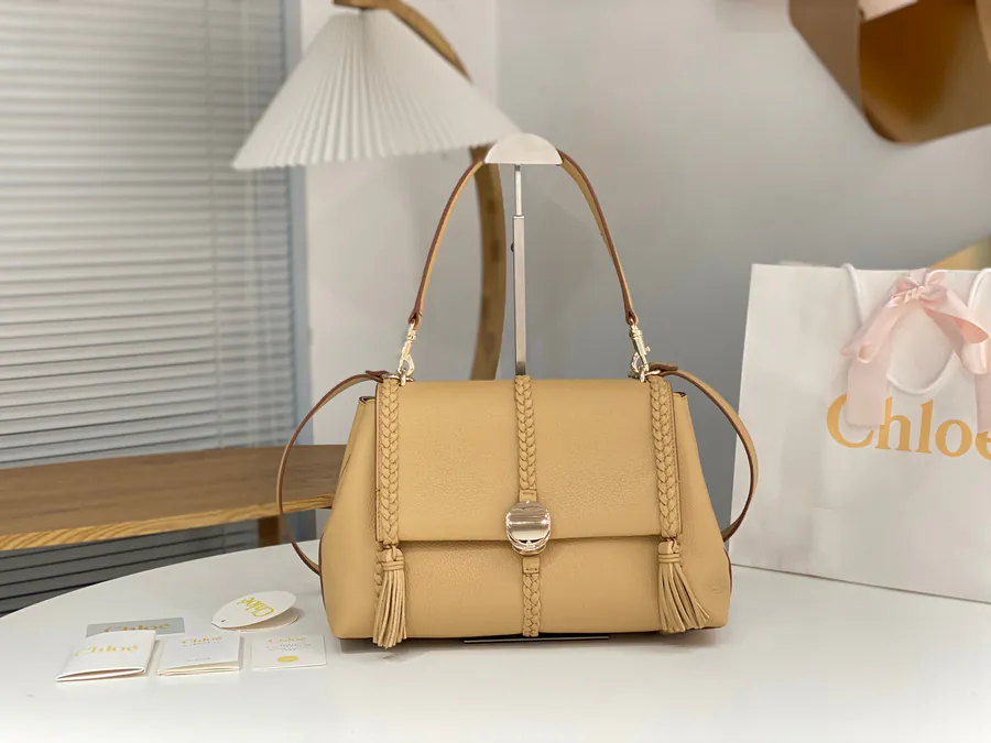 Chloé Penelope Coin Purse Large Grained Calfskin