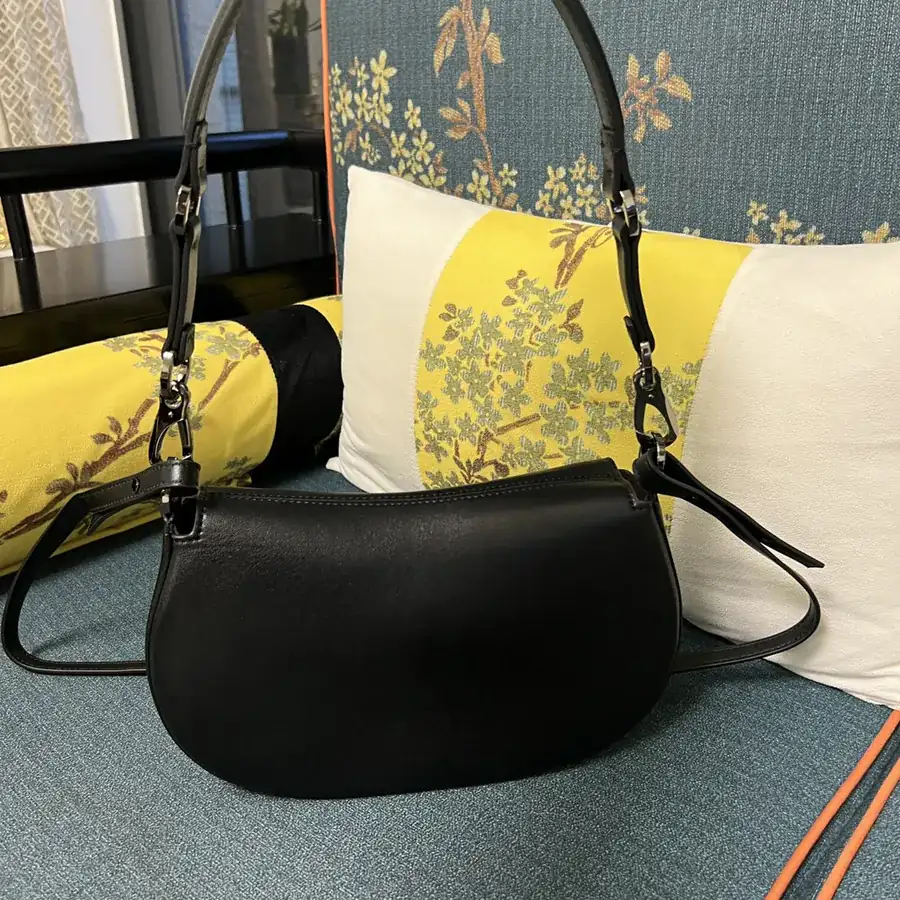 GARAVANI OHVAL Small Calfskin Bag with Rotating VLOGO Signature Clasp